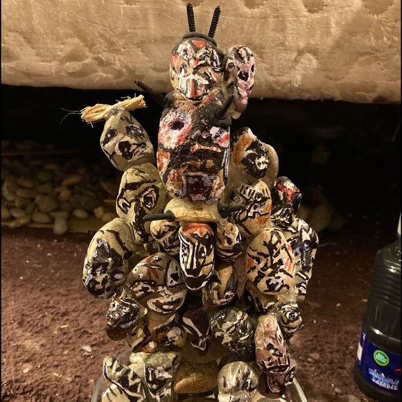 Homemade African or Myan sculpture Art - Picture 1 of 12